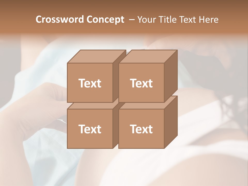 Analysing Relaxation Sofa PowerPoint Template