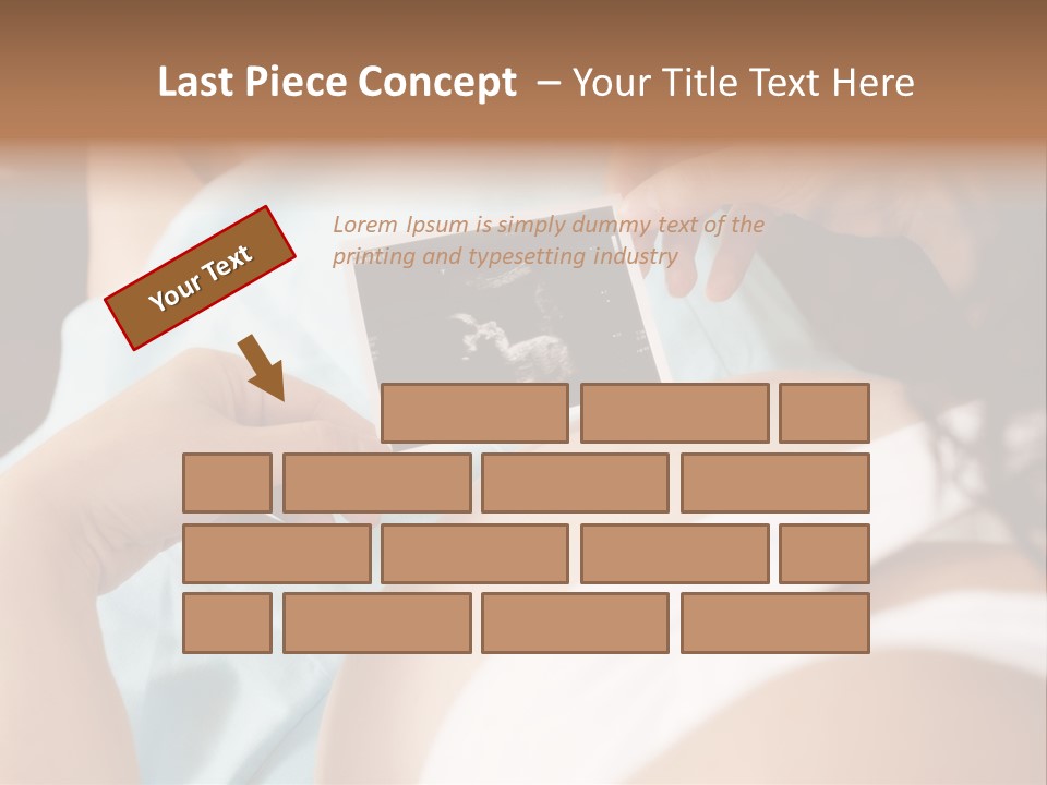 Analysing Relaxation Sofa PowerPoint Template