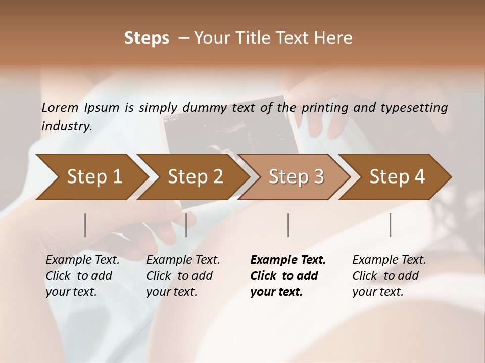 Analysing Relaxation Sofa PowerPoint Template