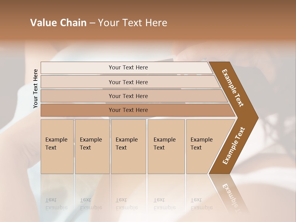 Analysing Relaxation Sofa PowerPoint Template