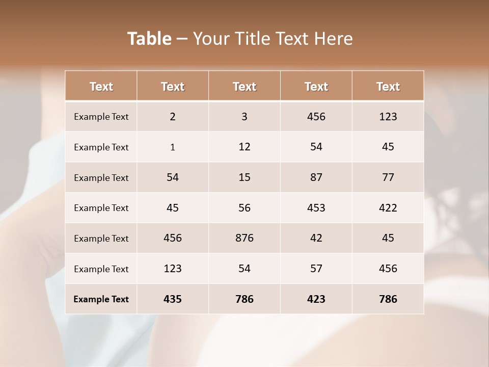 Analysing Relaxation Sofa PowerPoint Template