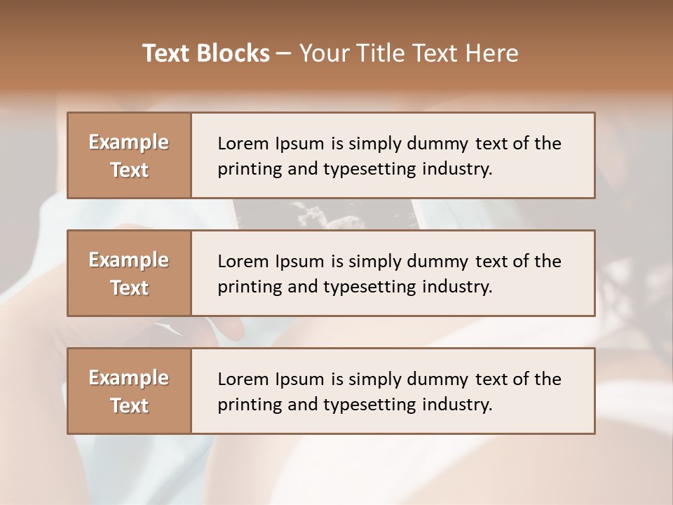 Analysing Relaxation Sofa PowerPoint Template
