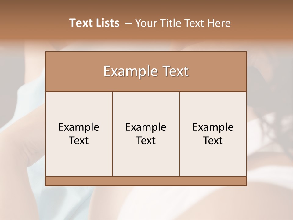 Analysing Relaxation Sofa PowerPoint Template