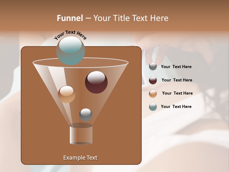 Analysing Relaxation Sofa PowerPoint Template