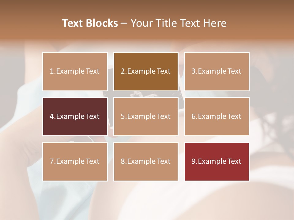 Analysing Relaxation Sofa PowerPoint Template