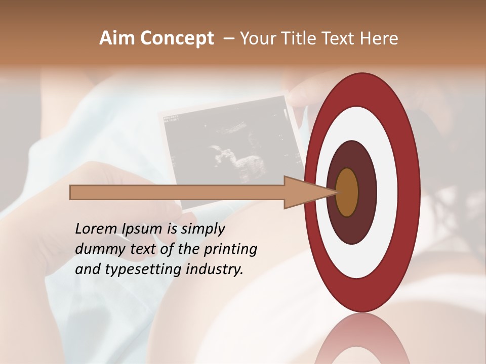 Analysing Relaxation Sofa PowerPoint Template