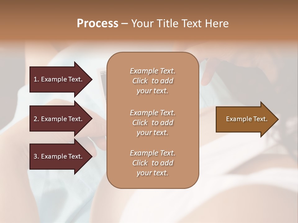 Analysing Relaxation Sofa PowerPoint Template