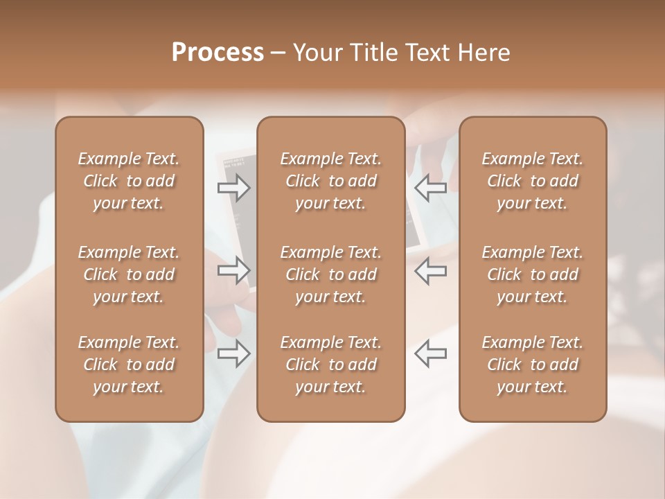 Analysing Relaxation Sofa PowerPoint Template