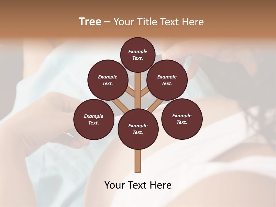 Analysing Relaxation Sofa PowerPoint Template