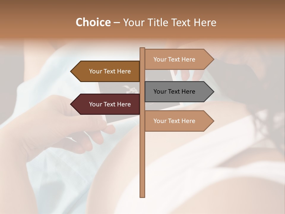 Analysing Relaxation Sofa PowerPoint Template