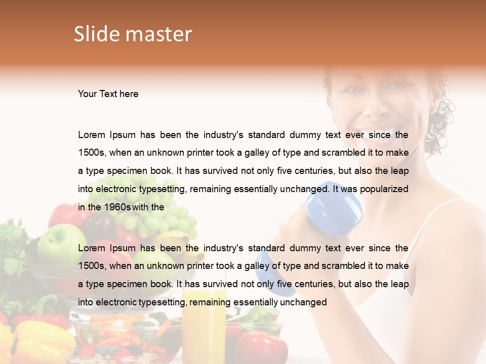 Pretty Life Healthcare PowerPoint Template