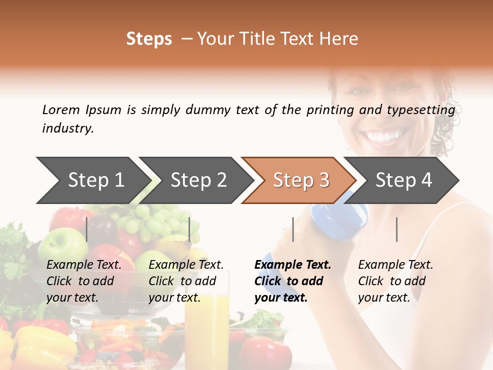 Pretty Life Healthcare PowerPoint Template