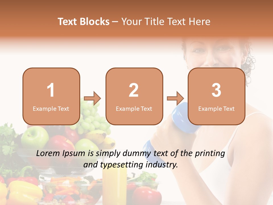 Pretty Life Healthcare PowerPoint Template