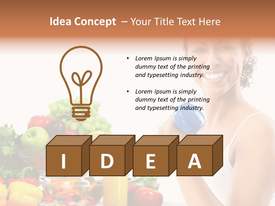 Pretty Life Healthcare PowerPoint Template