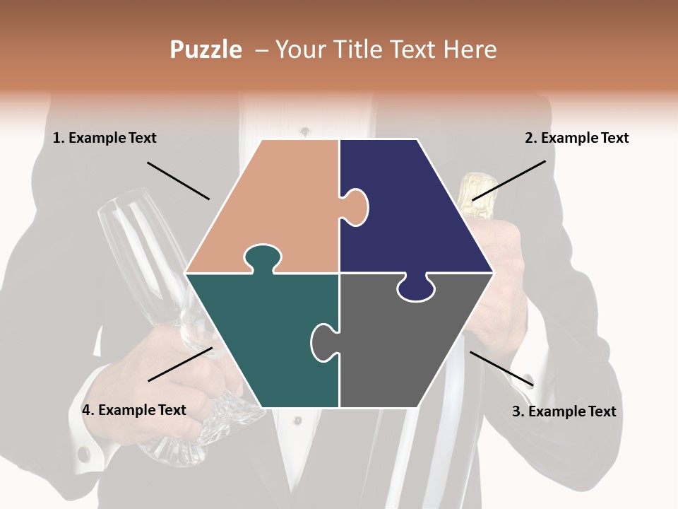 Waiter  Event PowerPoint Template