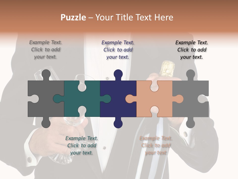 Waiter  Event PowerPoint Template