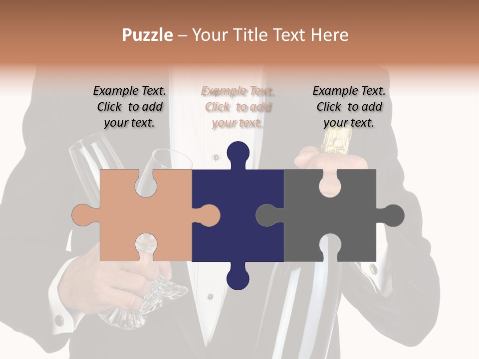 Waiter  Event PowerPoint Template