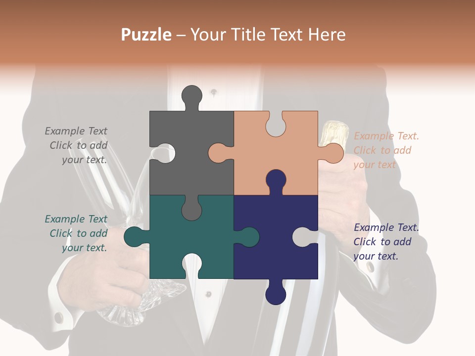 Waiter  Event PowerPoint Template