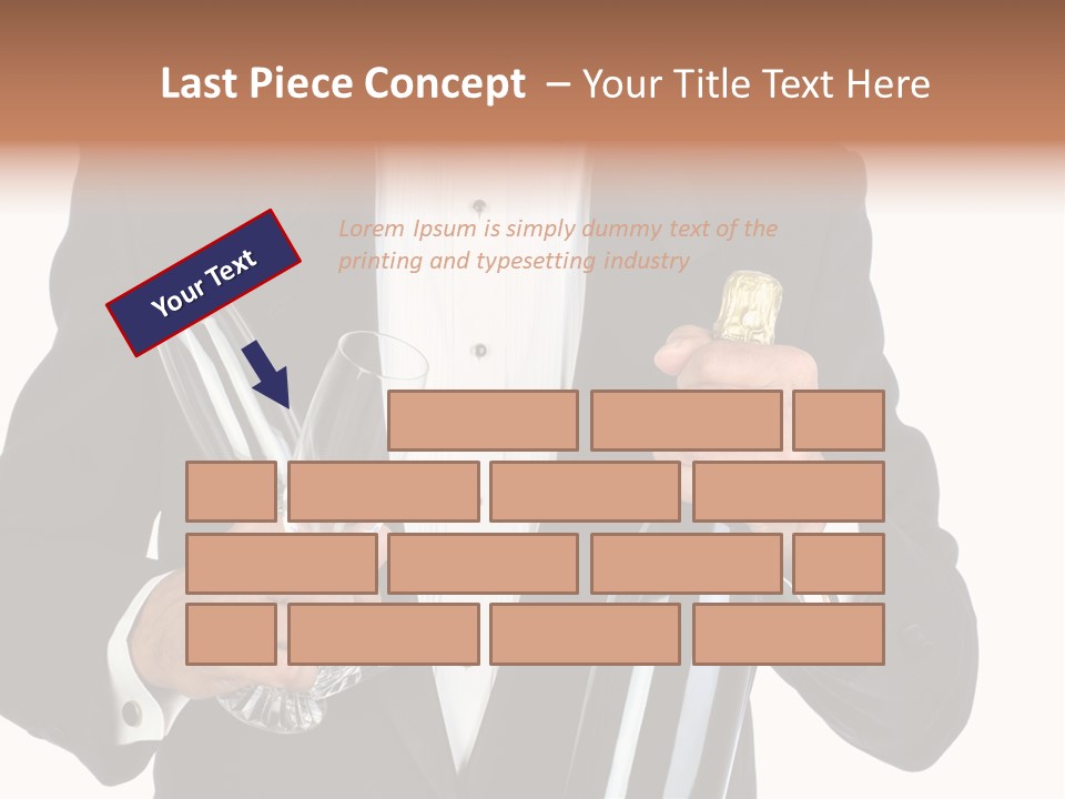 Waiter  Event PowerPoint Template