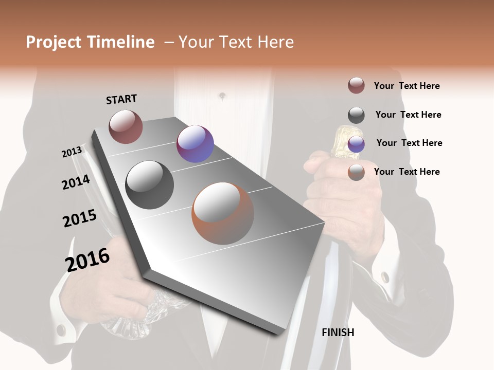Waiter  Event PowerPoint Template