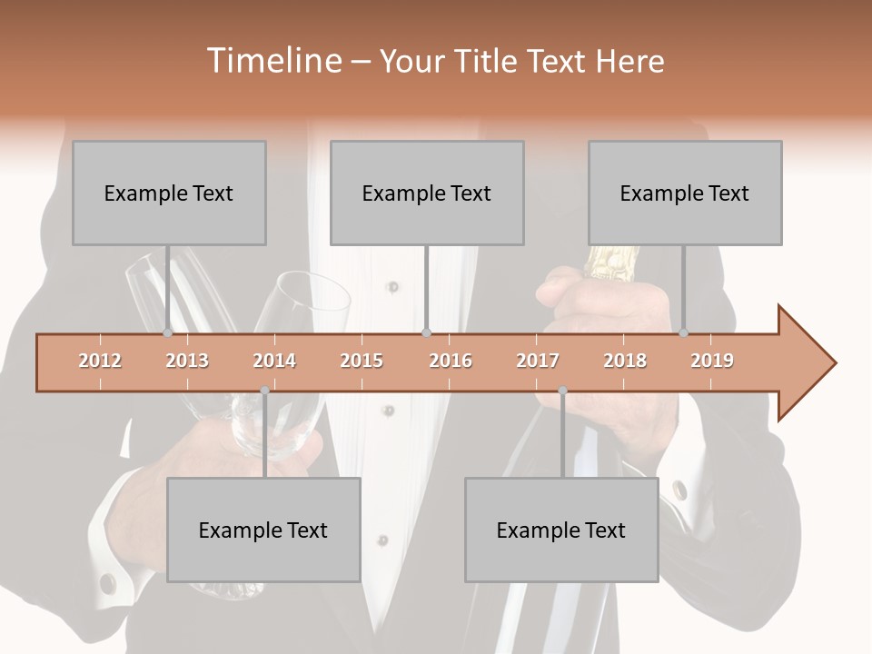 Waiter  Event PowerPoint Template