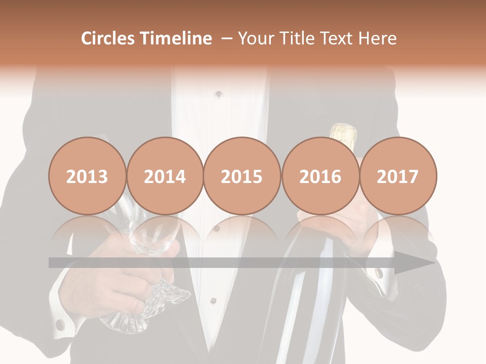 Waiter  Event PowerPoint Template