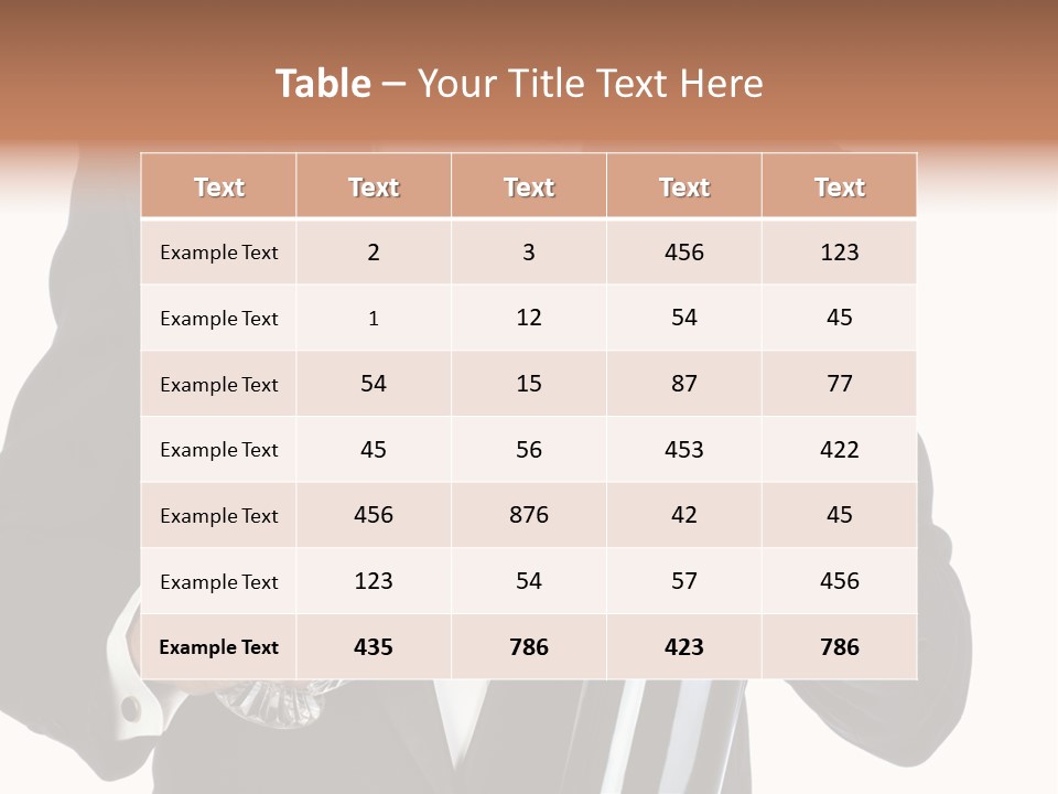 Waiter  Event PowerPoint Template