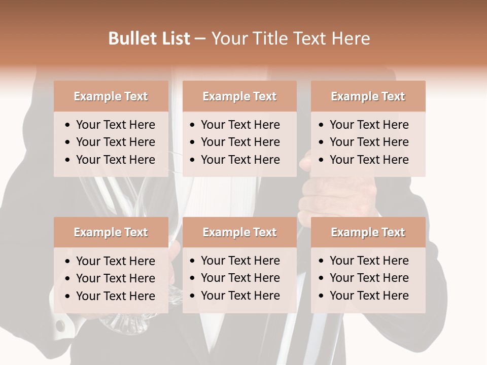 Waiter  Event PowerPoint Template