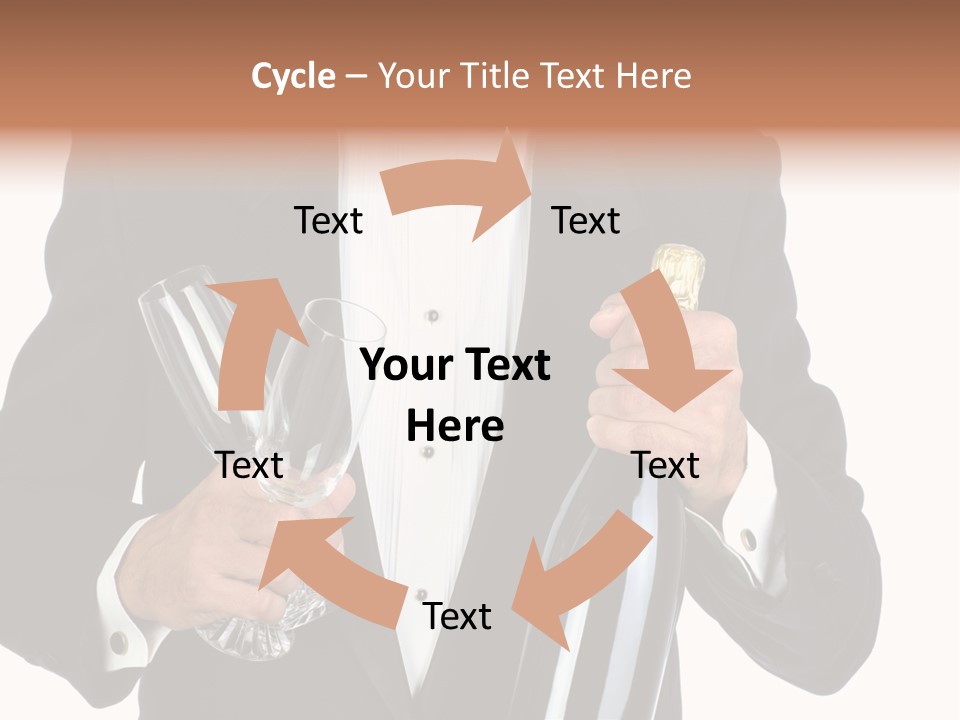 Waiter  Event PowerPoint Template