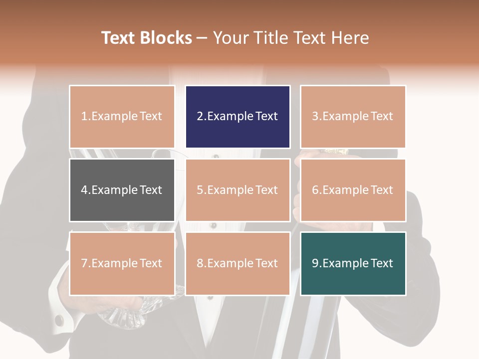 Waiter  Event PowerPoint Template