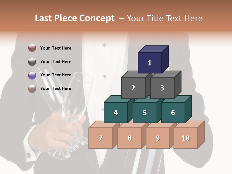 Waiter  Event PowerPoint Template