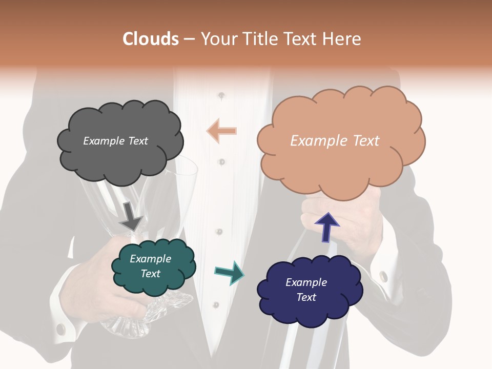 Waiter  Event PowerPoint Template