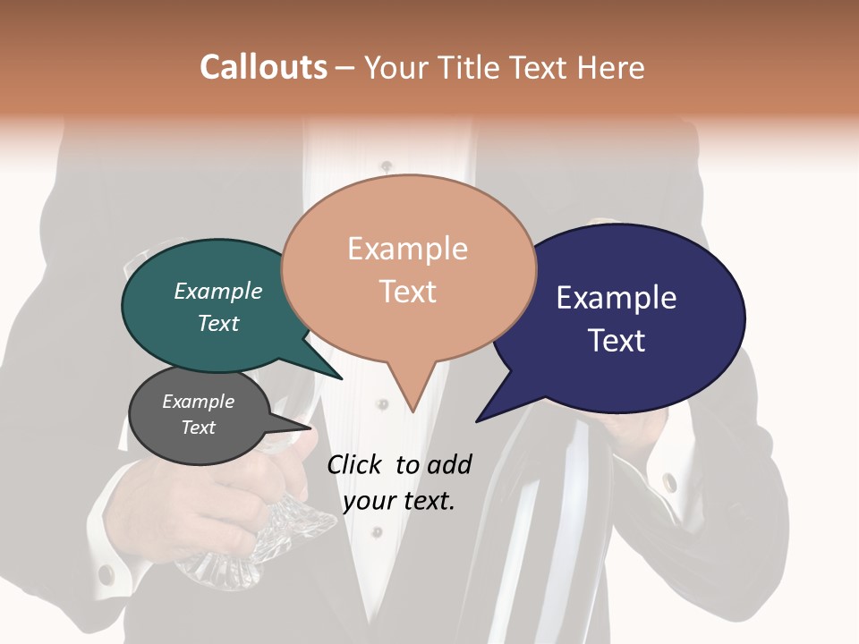 Waiter  Event PowerPoint Template