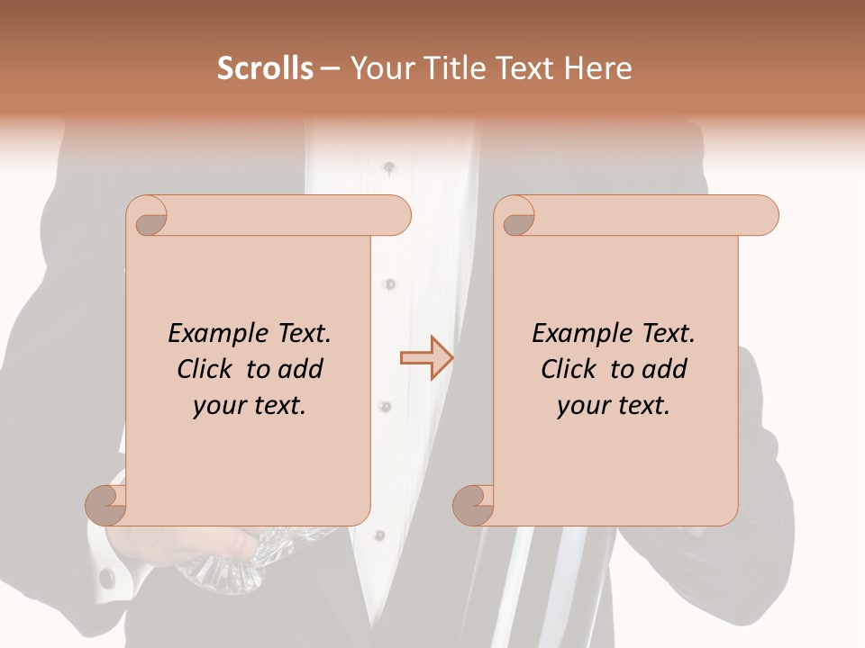 Waiter  Event PowerPoint Template