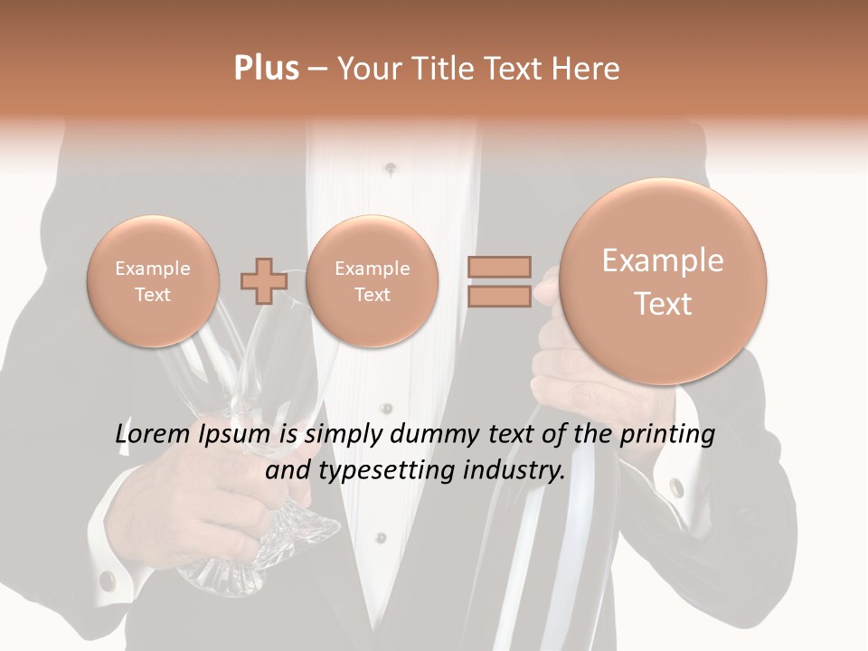 Waiter  Event PowerPoint Template