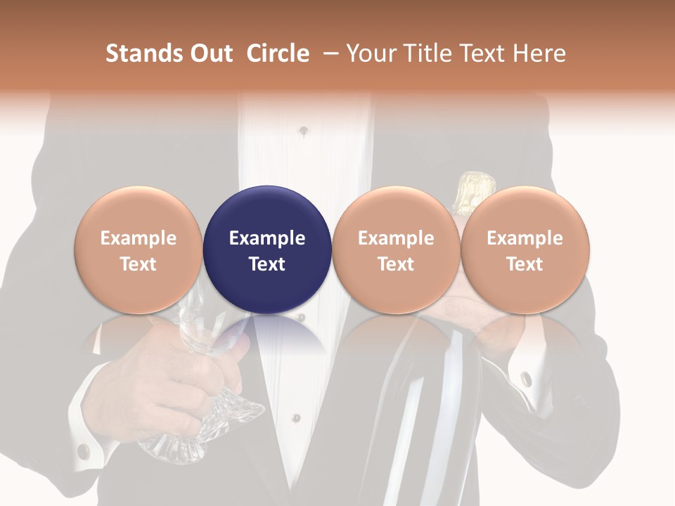 Waiter  Event PowerPoint Template