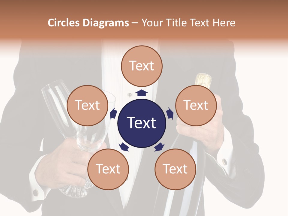 Waiter  Event PowerPoint Template