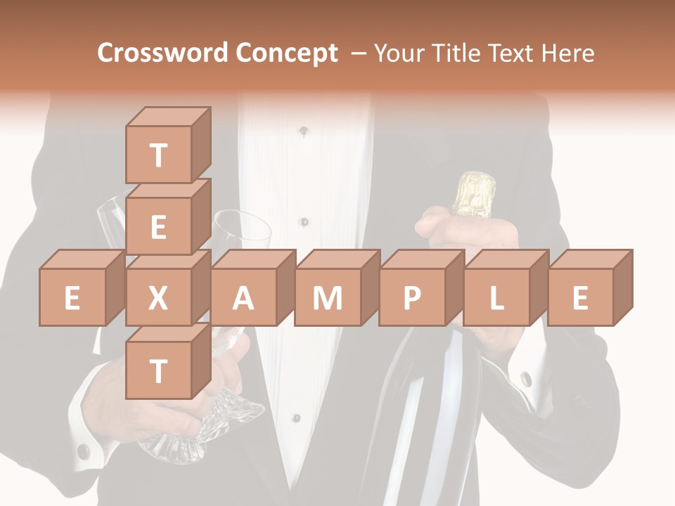 Waiter  Event PowerPoint Template