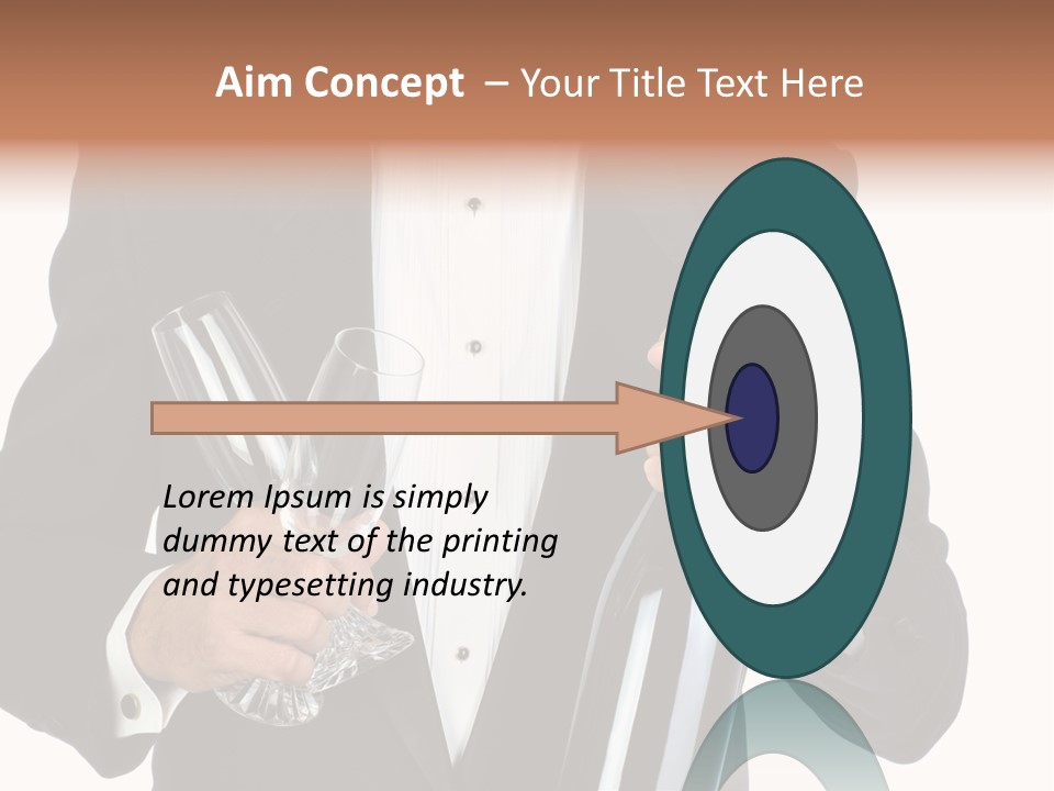 Waiter  Event PowerPoint Template