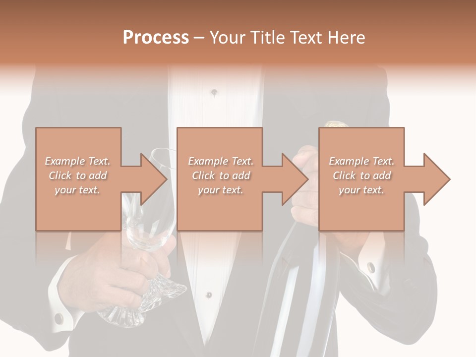 Waiter  Event PowerPoint Template