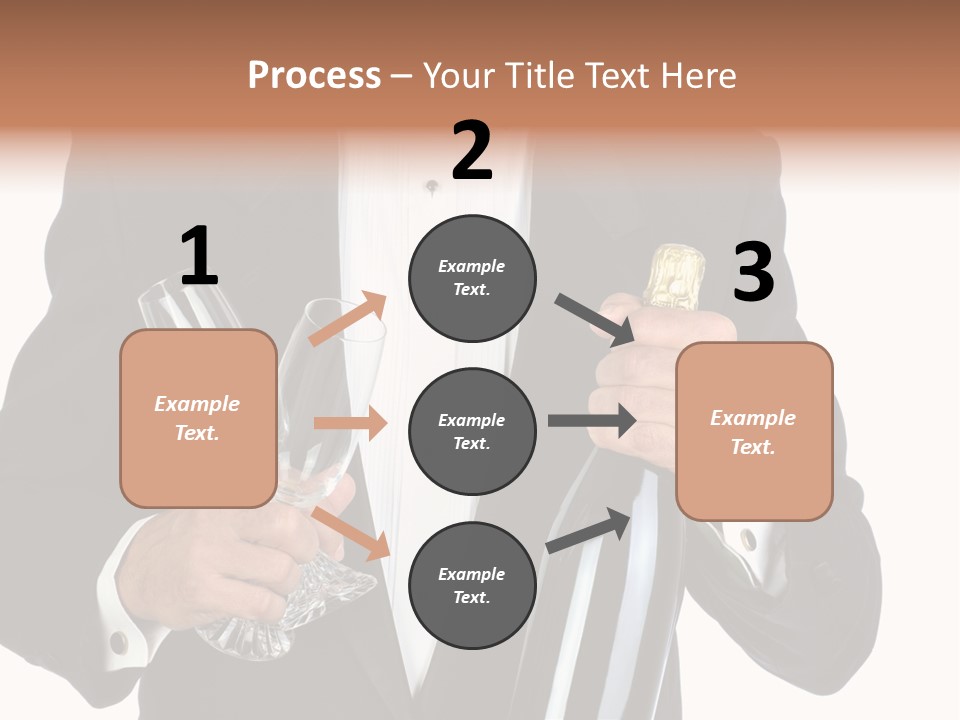 Waiter  Event PowerPoint Template