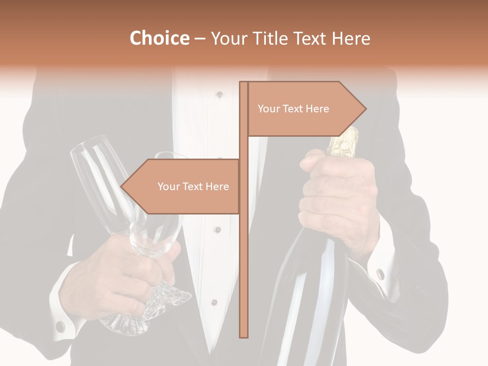 Waiter  Event PowerPoint Template
