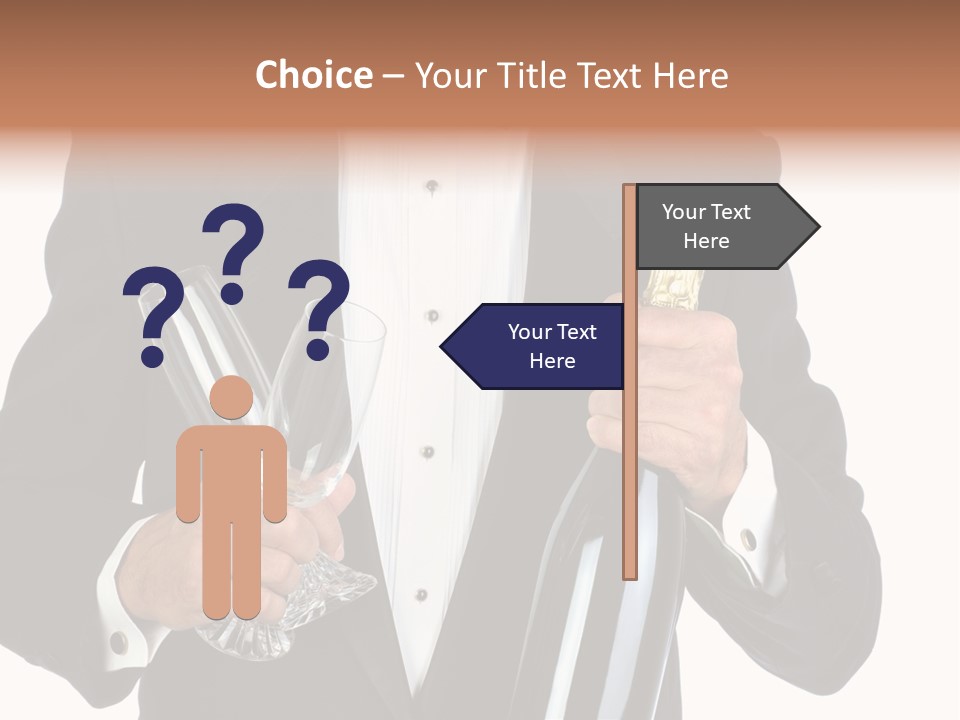 Waiter  Event PowerPoint Template