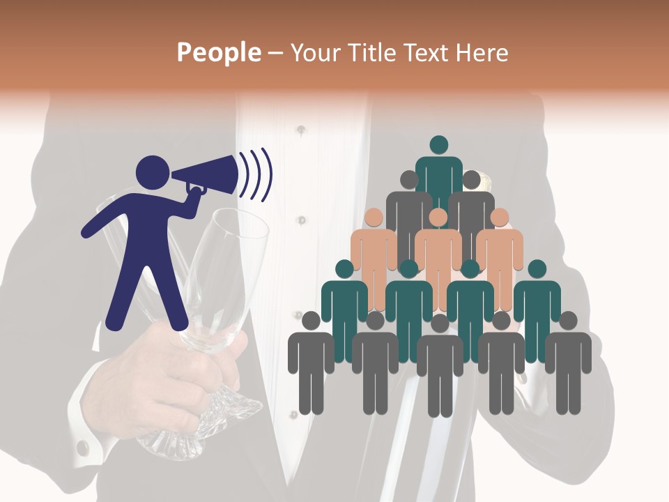 Waiter  Event PowerPoint Template