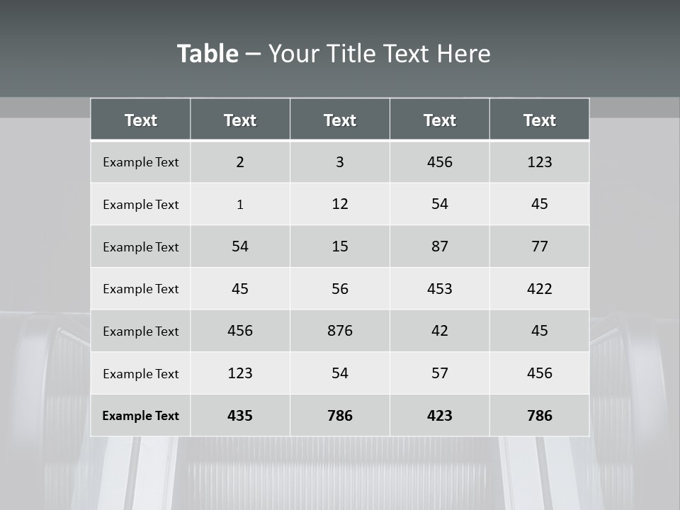 Terminal Steps Carrier PowerPoint Template