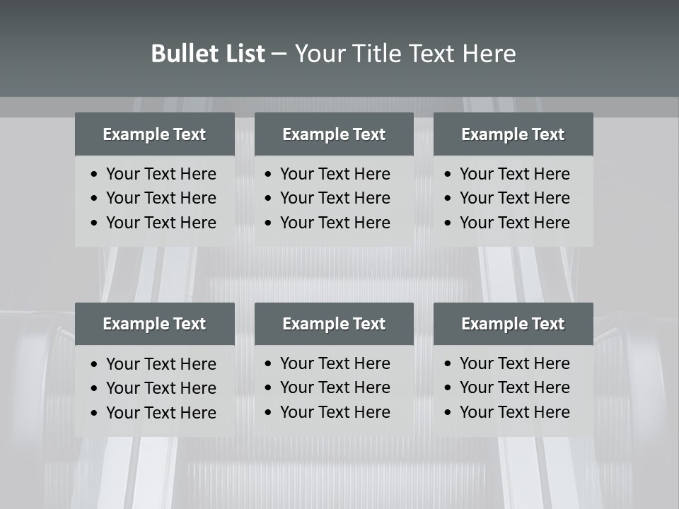 Terminal Steps Carrier PowerPoint Template