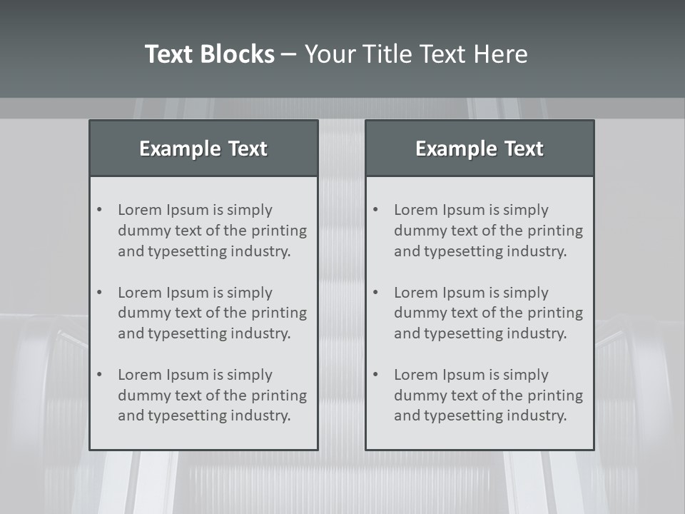 Terminal Steps Carrier PowerPoint Template