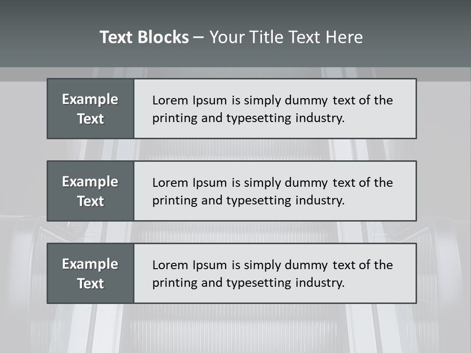 Terminal Steps Carrier PowerPoint Template