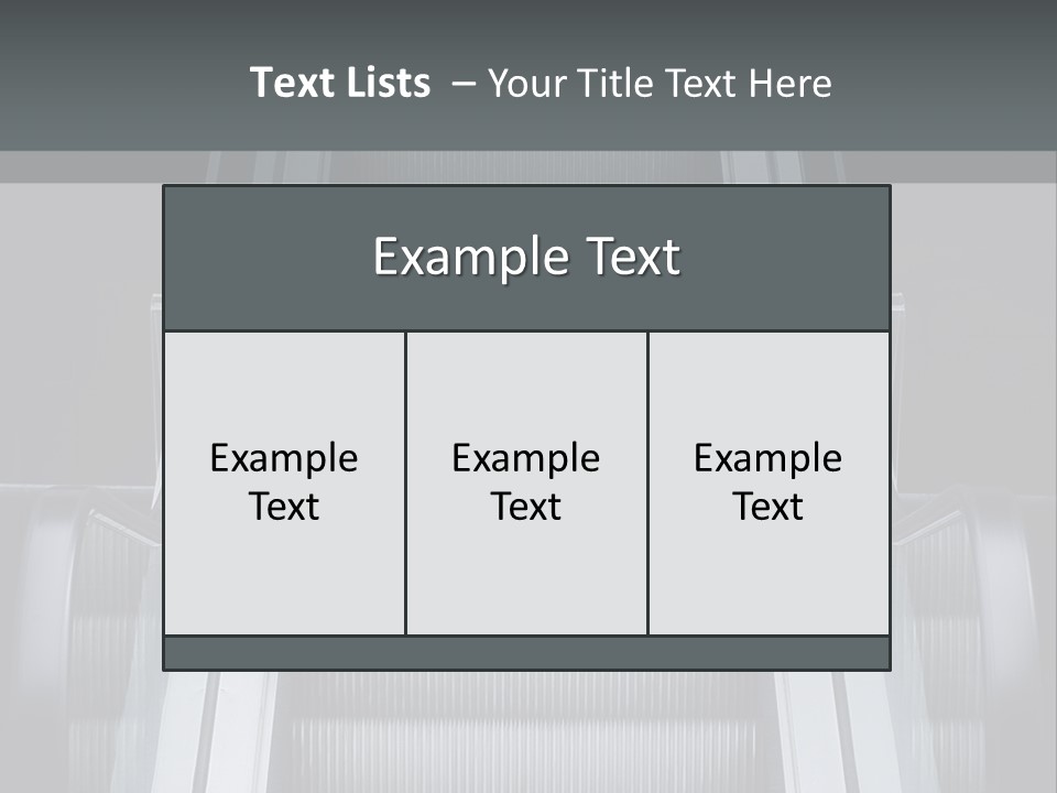 Terminal Steps Carrier PowerPoint Template