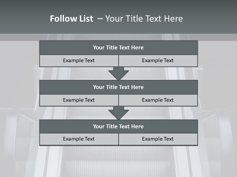 Terminal Steps Carrier PowerPoint Template